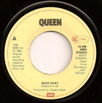 Queen : Back Chat (7", Single)