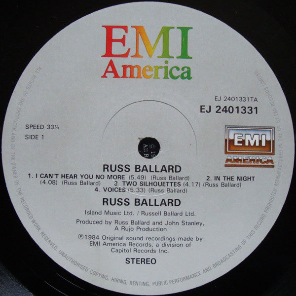 Russ Ballard : Russ Ballard (LP, Album)