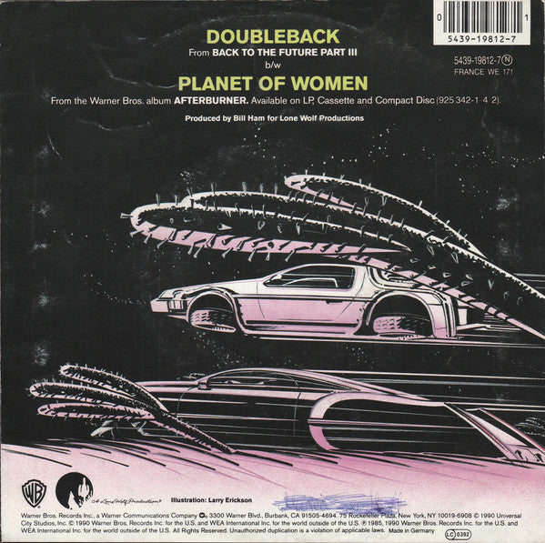 ZZ Top : Doubleback (7", Single, lar)