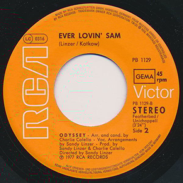 Odyssey (2) : Native New Yorker (7", Single)