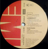 Kate Bush : Lionheart (LP, Album, Gat)