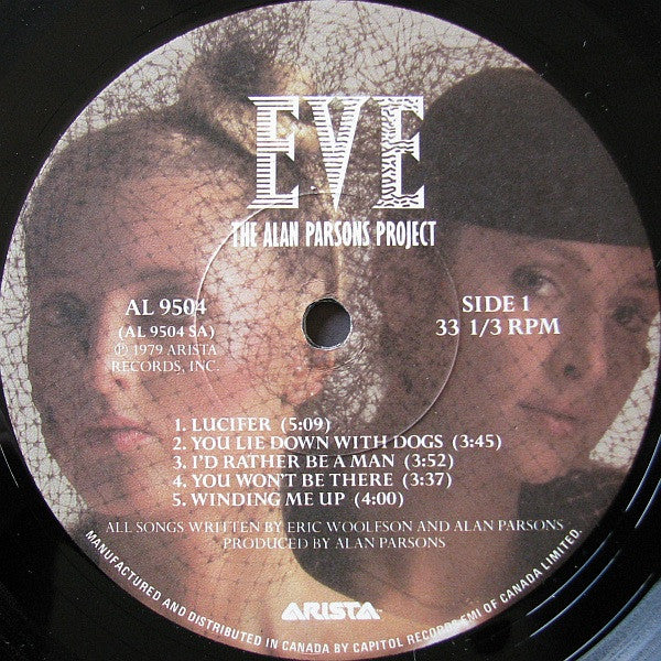 The Alan Parsons Project : Eve (LP, Album, Gat)