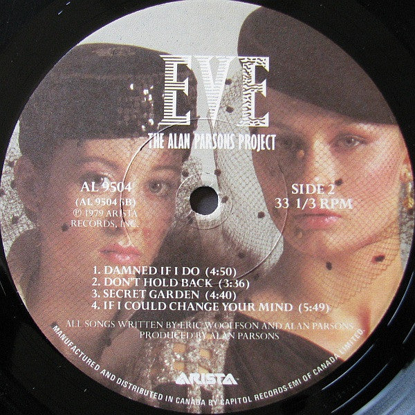 The Alan Parsons Project : Eve (LP, Album, Gat)