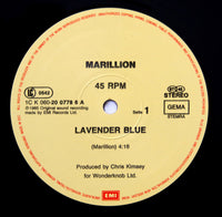 Marillion : Lavender (12", Maxi, Yel)