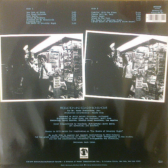 Tom Waits : The Heart Of Saturday Night (LP, Album, RE)