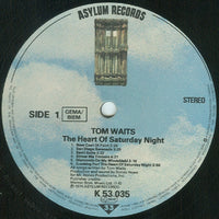 Tom Waits : The Heart Of Saturday Night (LP, Album, RE)