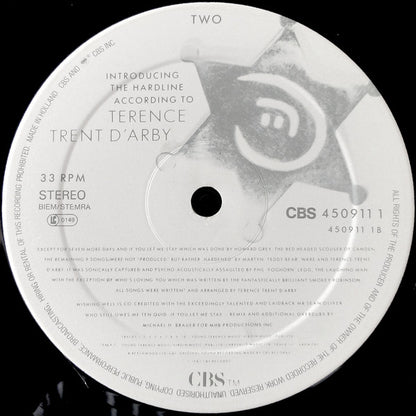 Terence Trent D'Arby : Introducing The Hardline According To Terence Trent D'Arby (LP, Album)