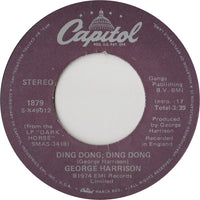 George Harrison : Ding Dong; Ding Dong / Hari's On Tour (Express) (7", Single, RE, Win)