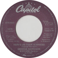 George Harrison : Ding Dong; Ding Dong / Hari's On Tour (Express) (7", Single, RE, Win)