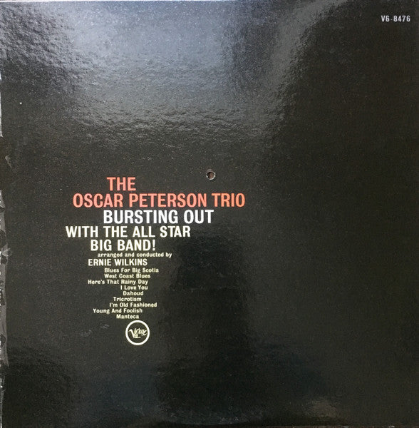 The Oscar Peterson Trio : Bursting Out With The All-Star Big Band (LP, Album, Gat)