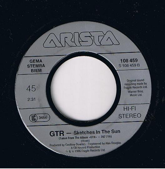 GTR (2) : The Hunter (7", Single)