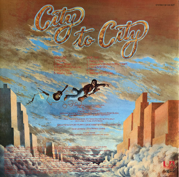 Gerry Rafferty : City To City (LP, Album, Red)