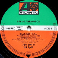 Steve Arrington : Feel So Real (12", Maxi)