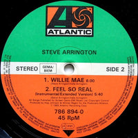 Steve Arrington : Feel So Real (12", Maxi)