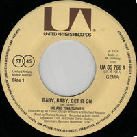 Ike & Tina Turner : Baby, Baby, Get It On (7", Single)