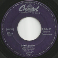 Gene Vincent And His Blue Caps* : B-I-Bickey-Bi, Bo-Bo-Go / Lotta Lovin' (7", Single)