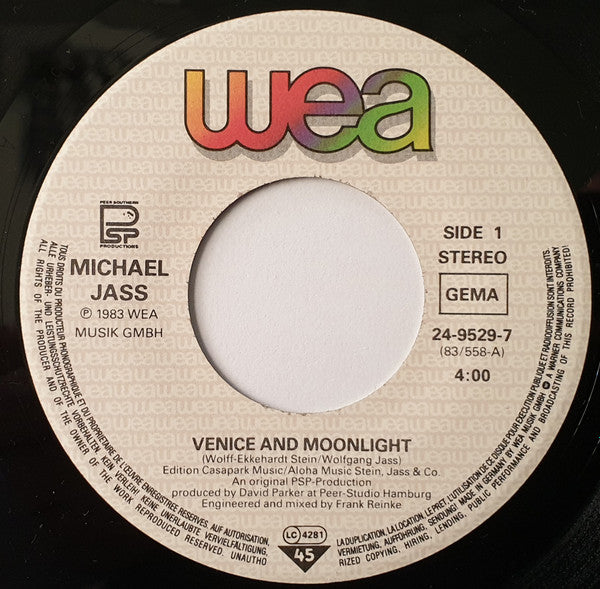 Michael Jass : Venice & Moonlight (7", Single)