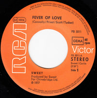 The Sweet : Fever Of Love (7", Single)