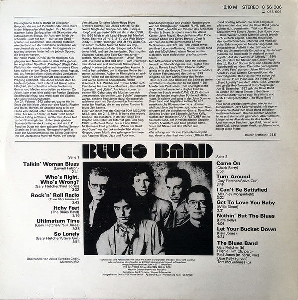 The Blues Band : The Blues Band (LP, Album)