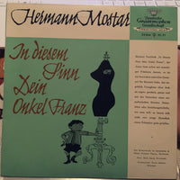 Hermann Mostar : In Diesem Sinn Dein Onkel Franz (7")