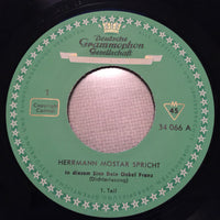 Hermann Mostar : In Diesem Sinn Dein Onkel Franz (7")