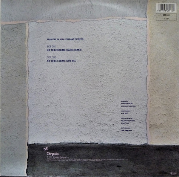 Huey Lewis And The News* : Hip To Be Square (12", Maxi)
