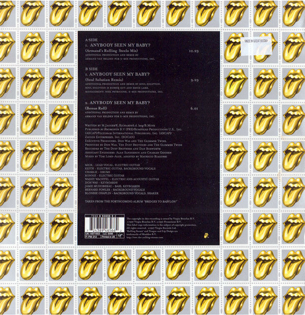 The Rolling Stones : Anybody Seen My Baby (12")
