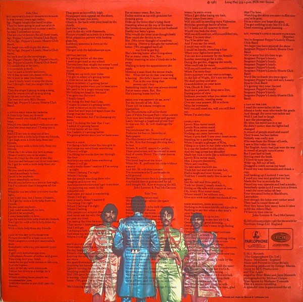 The Beatles : Sgt. Pepper's Lonely Hearts Club Band (LP, Album, RE, RP, Gat)
