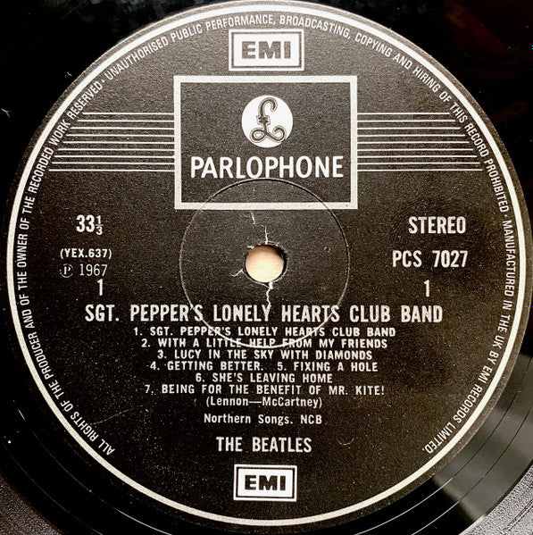 The Beatles : Sgt. Pepper's Lonely Hearts Club Band (LP, Album, RE, RP, Gat)