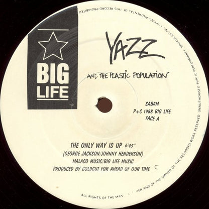 Yazz And The Plastic Population : The Only Way Is Up (12", Maxi)