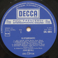 John Mayall With Eric Clapton : Blues Breakers (LP, Album, RE)