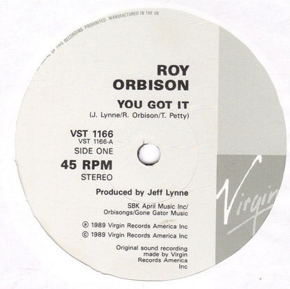 Roy Orbison : You Got It (12", Single)