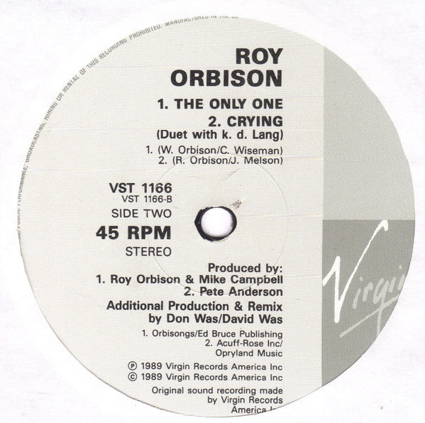 Roy Orbison : You Got It (12", Single)