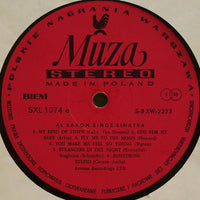 Al Saxon : Al Saxon Sings Sinatra (LP, Red)