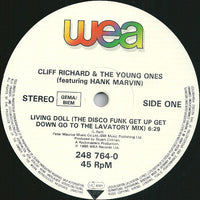 Comic Relief Presents: Cliff Richard And The Young Ones Featuring: Hank Marvin : Living Doll (12", Maxi)