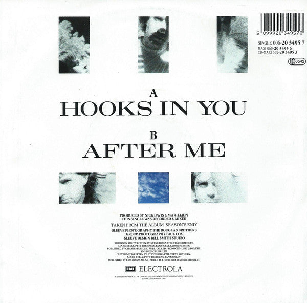 Marillion : Hooks In You (7", Single)