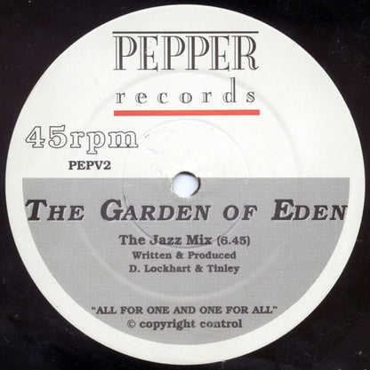 The Garden Of Eden : The Garden Of Eden (The Jazz Mix) // (The Bush Mix) (12")