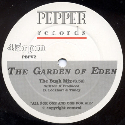 The Garden Of Eden : The Garden Of Eden (The Jazz Mix) // (The Bush Mix) (12")