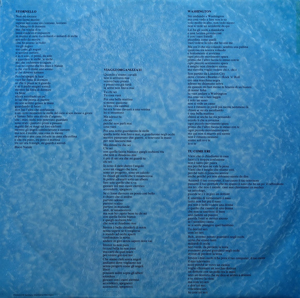 Lucio Dalla : Viaggi Organizzati (LP, Album)