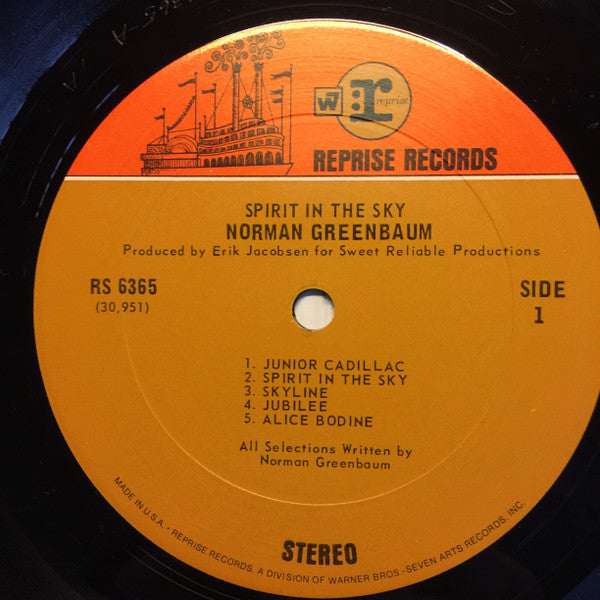 Norman Greenbaum : Spirit In The Sky (LP, Album, San)