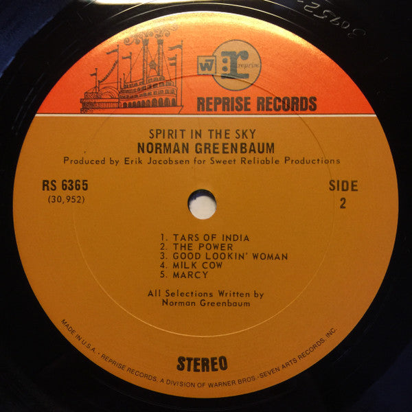 Norman Greenbaum : Spirit In The Sky (LP, Album, San)