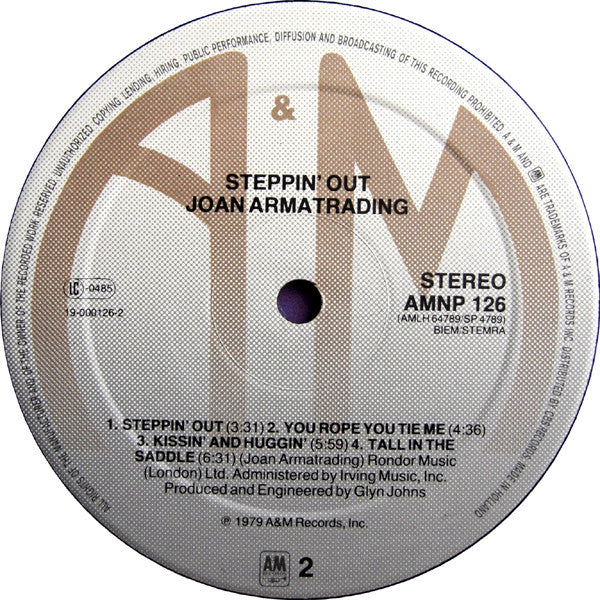 Joan Armatrading : Steppin' Out (LP, Album, RE)