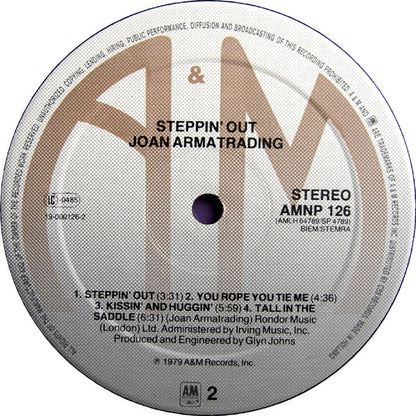 Joan Armatrading : Steppin' Out (LP, Album, RE)