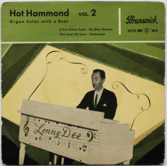 Lenny Dee (2) : Hot Hammond Vol. 2 (Organ Solos With A Beat) (7", EP)
