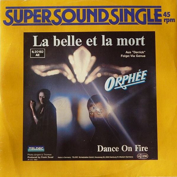 Orphée : La Belle Et La Mort (12", Single)