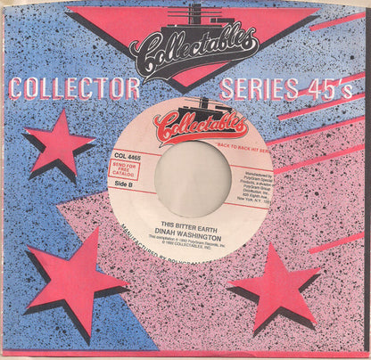 Sarah Vaughan / Dinah Washington : September In The Rain / This Bitter Earth (7", Single, RE)