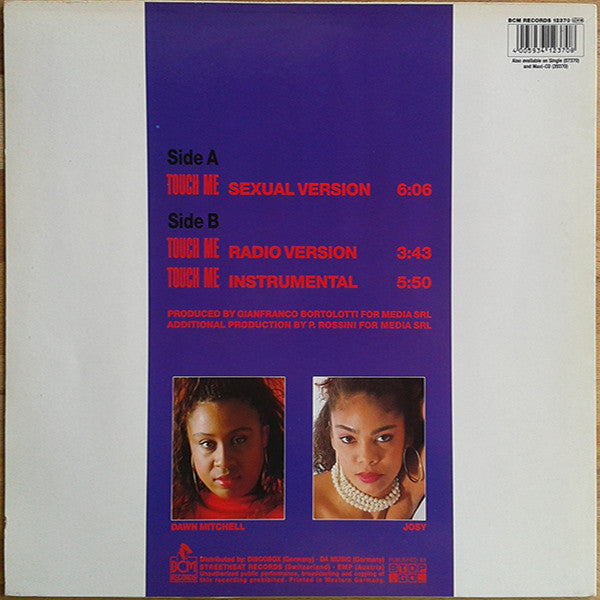 49ers : Touch Me (12", Maxi)