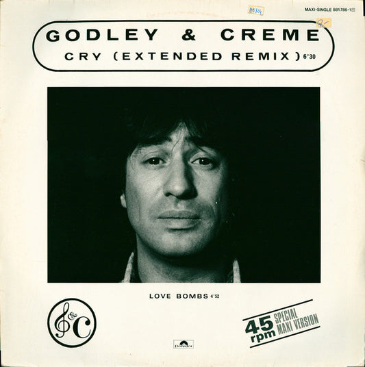 Godley & Creme : Cry (Extended Remix) (12", Maxi)