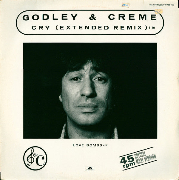 Godley & Creme : Cry (Extended Remix) (12", Maxi)