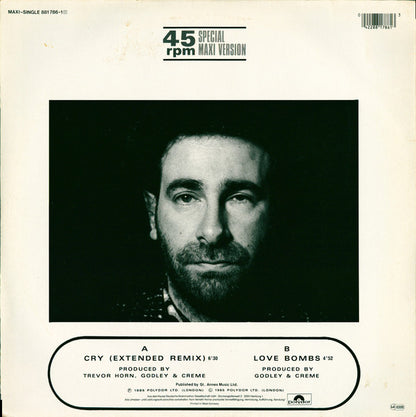 Godley & Creme : Cry (Extended Remix) (12", Maxi)
